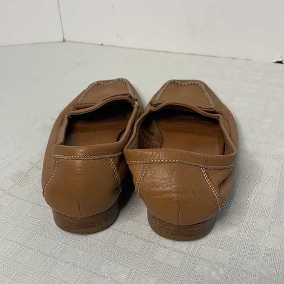 Coach Ariella Leather Loafers in tan with silver hardware - Picture 4 of 10